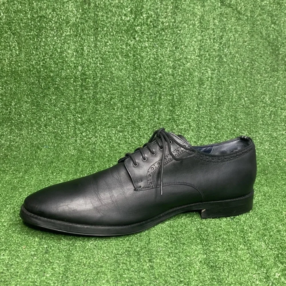 Cole Haan Jefferson Grand 2.0 Plain Toe Derby Men’s Black‎ Leather SZ 11